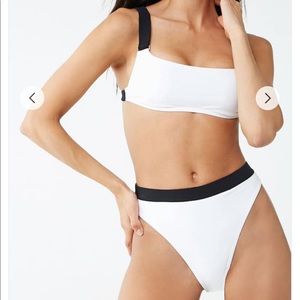 Contrast Black & White Bikini